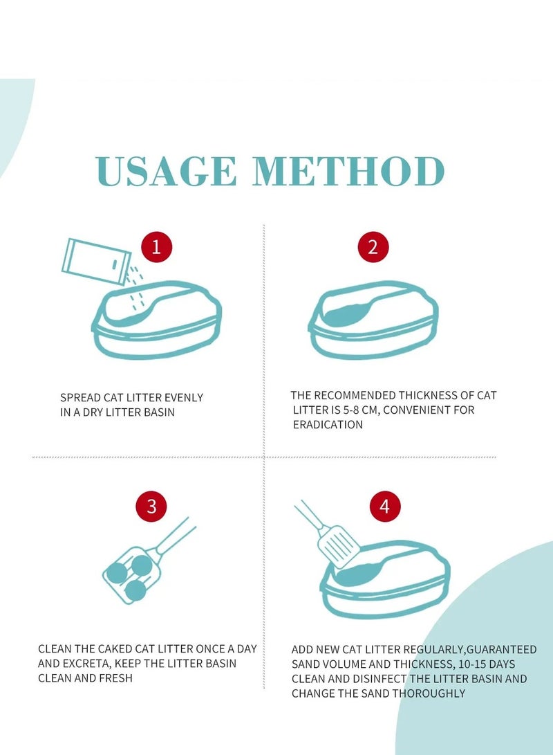 بايولاين عرض - رمل قطط بيولاين توفو 7 لتر - برائحة العنبر + مغرفة رمل قطط موديرنا - Image 2